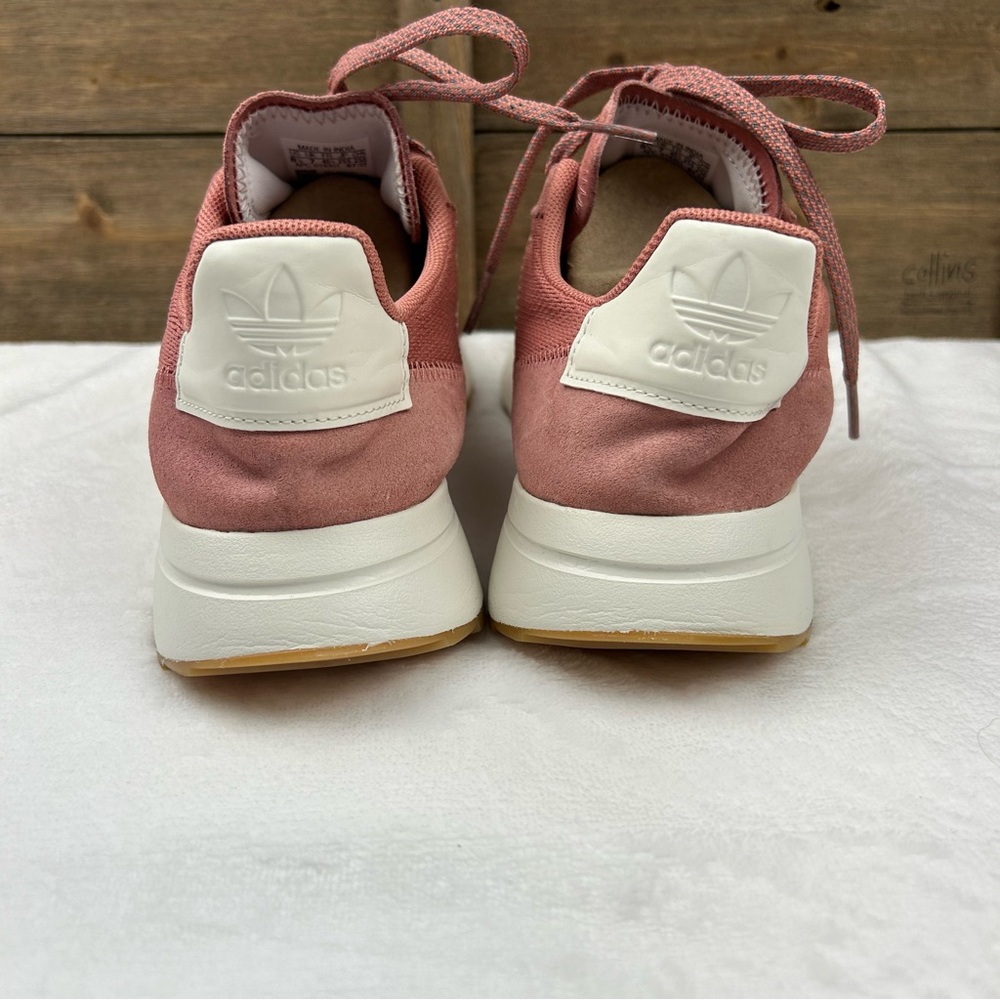 adidas Women's Rose and White Sneakers - Picture 8 of 15